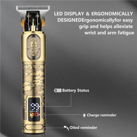 Beard Trimmer Rechargeable, Professional Hair Clippers & Foil Electric Razor - Picture 7 of 7